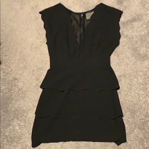 Black Peplum Dress